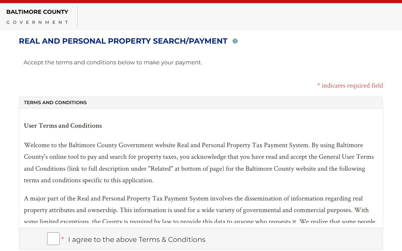 Dundalk Baltimore County MyTax portal unclaimed property
