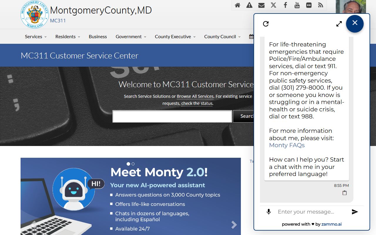 Germantown UpCounty Regional Services Montgomery County unclaimed property