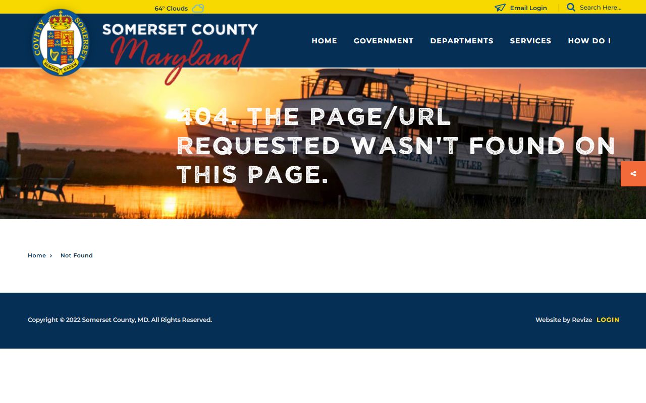 Somerset County Finance Department surplus property page for Somerset County unclaimed money