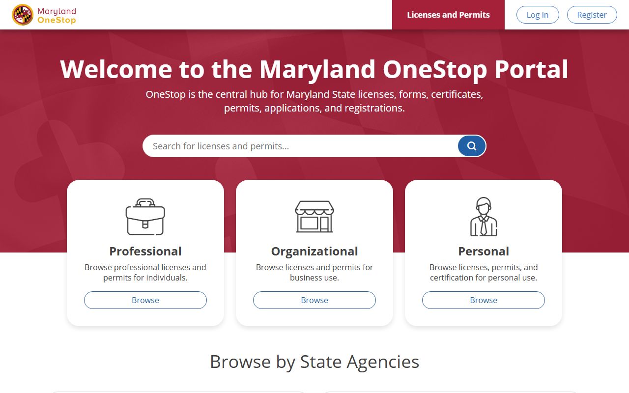 Maryland OneStop portal for digital unclaimed money claim submission